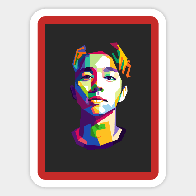 GONG YOO Sticker by WPAP 